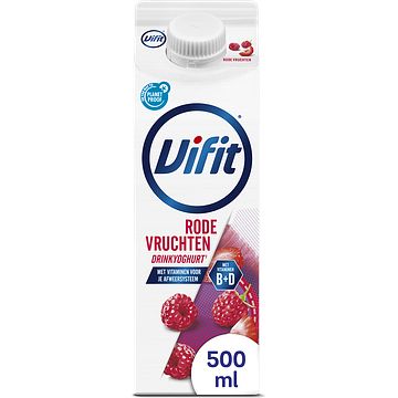 Foto van Vifit drinkyoghurt rode vrucht 500ml bij jumbo