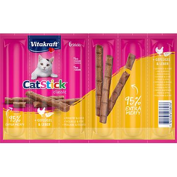 Foto van Cat stick gevogelte/lever 6st bij jumbo