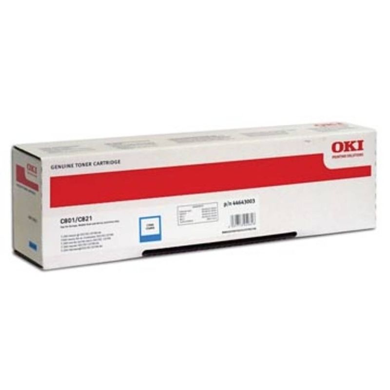 Foto van Oki toner kit cyaan - 7300 pagina's - 44643003