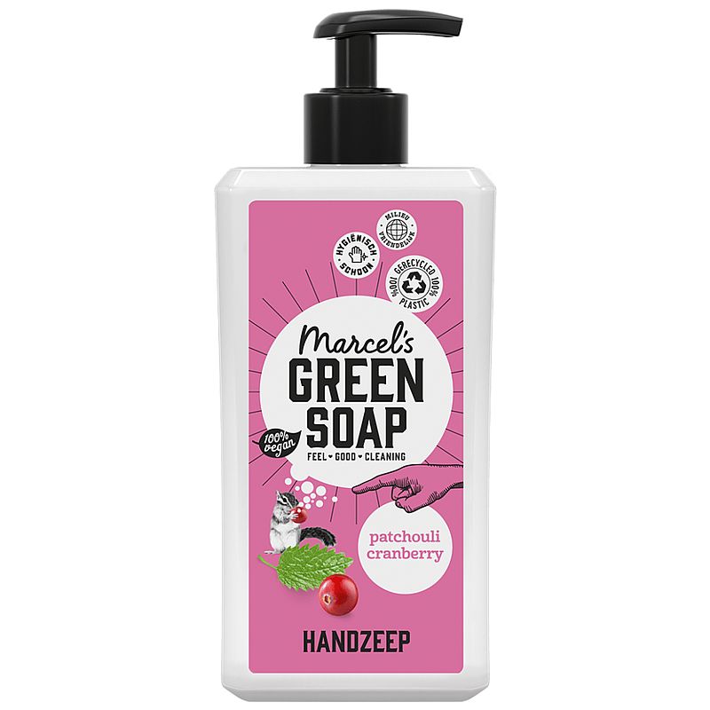 Foto van Marcels green soap handzeep patchouli & cranberry
