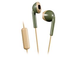 Foto van Jvc - oortelefoon, microfoon en afstandsbediening, transpiratie ha-f19m-gc-e groen kaki creme