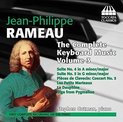 Foto van Jean-phillipe rameau: the complete keyboard music, volume three - cd (5060113440525)