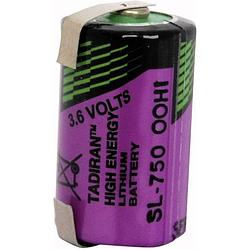 Foto van Tadiran batteries sl 750 t speciale batterij 1/2 aa u-soldeerlip lithium 3.6 v 1100 mah 1 stuk(s)