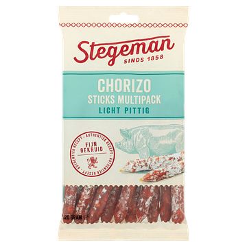 Foto van Stegeman chorizo sticks multipack 120g bij jumbo