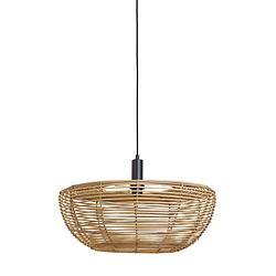 Foto van Light & living - hanglamp milan - 60x60x25 - bruin