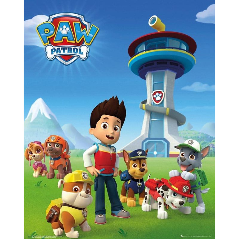 Foto van Gbeye paw patrol team poster 40x50cm