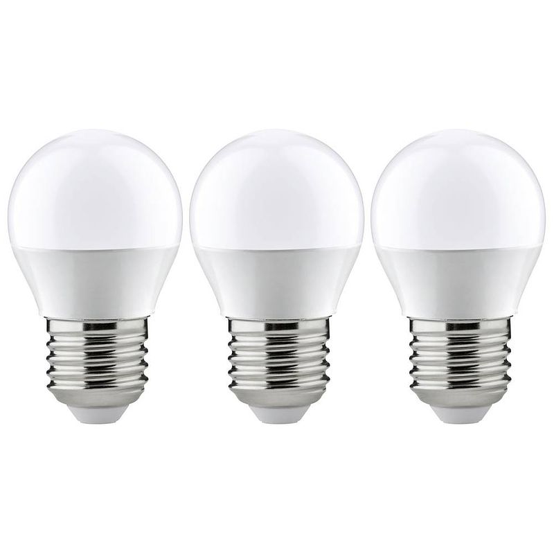 Foto van Paulmann 28579 led-lamp energielabel f (a - g) e27 5.5 w warmwit (ø x h) 45 mm x 82 mm 3 stuk(s)