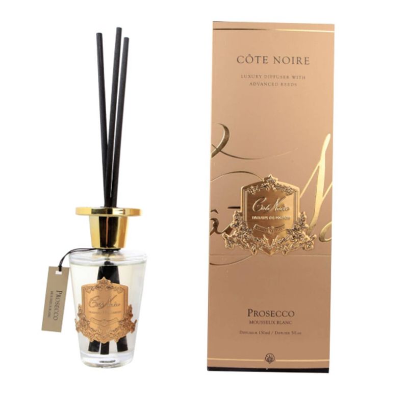 Foto van Geurstokjes prosecco 150ml goud - cote noire