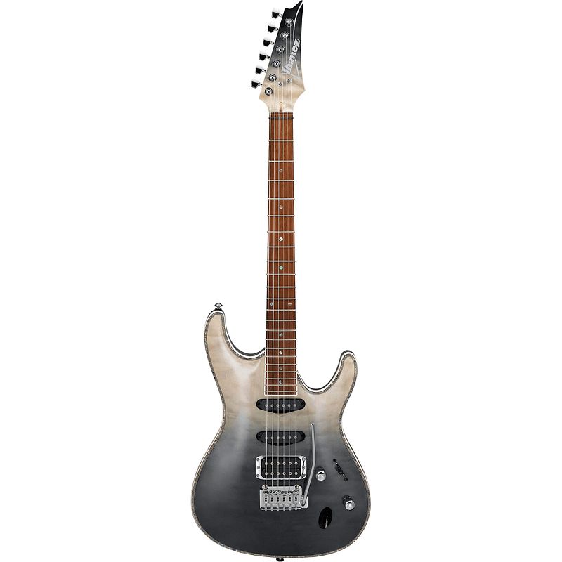 Foto van Ibanez sa360nqm-bmg black mirage gradation elektrische gitaar