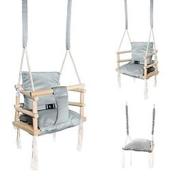 Foto van Baby schommel binnen baby swing seat - plafondhanger 3 in 1 - grijs