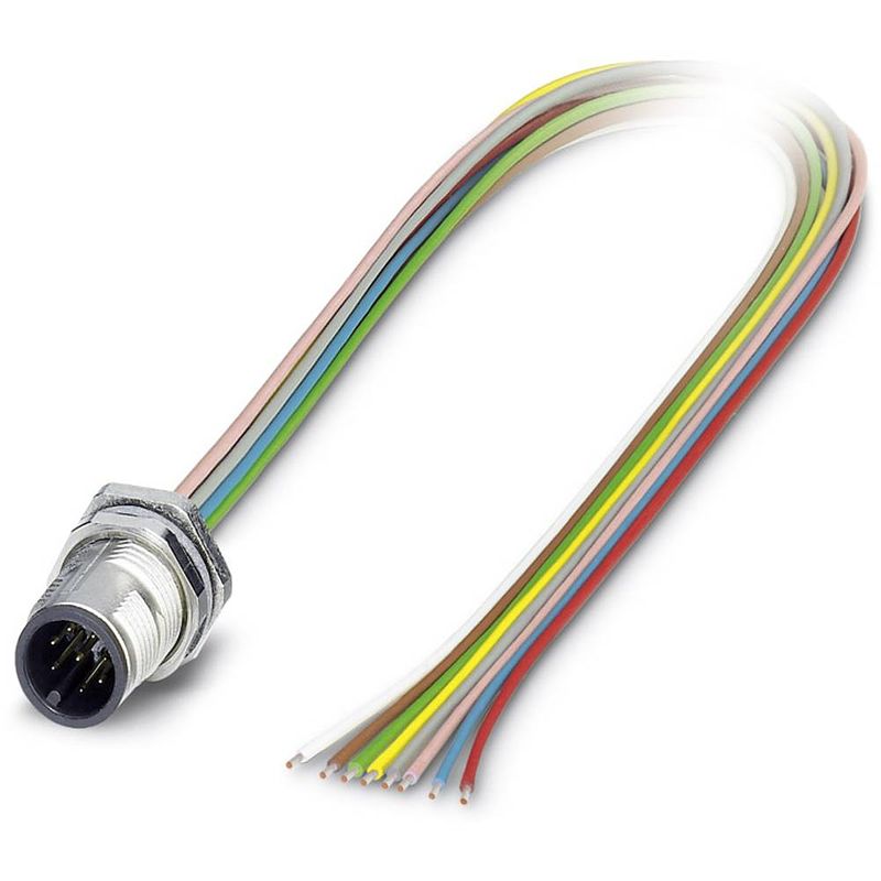 Foto van Phoenix contact 1551914 sensor/actuator steekconnector m12 aantal polen: 8 stekker, inbouw 0.50 m 1 stuk(s)