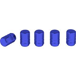 Foto van Eufab ventielkap set van 5 stuks blauw