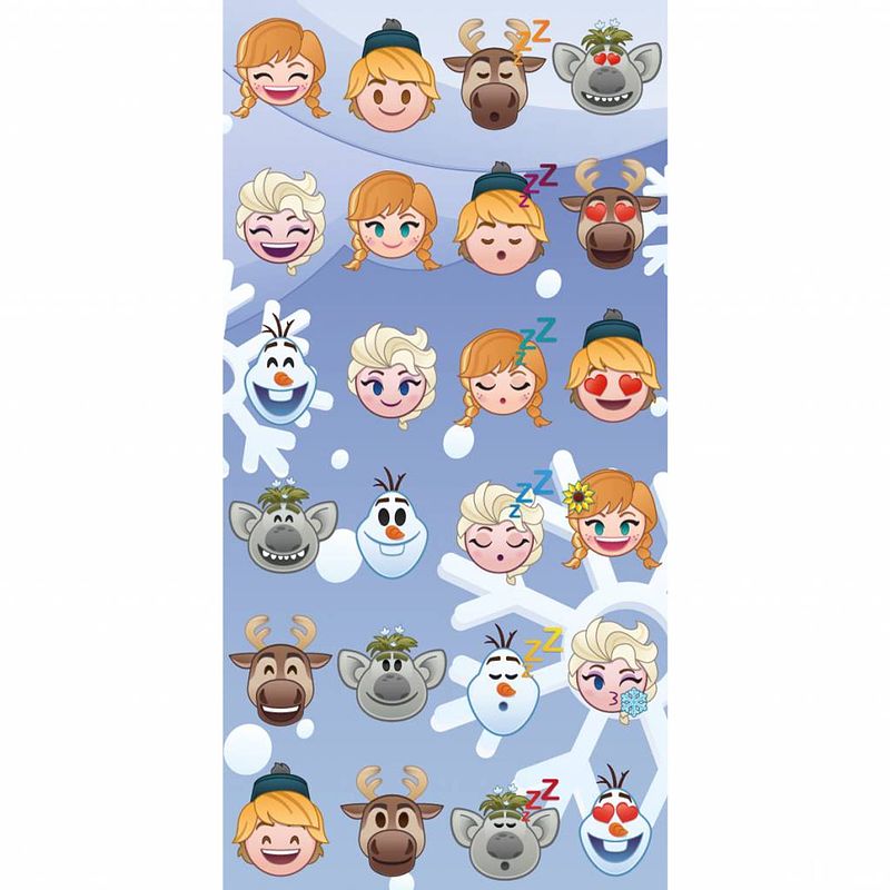 Foto van Disney emoji frozen famous - strandlaken - 70 x 140 cm - multi