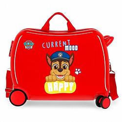 Foto van Paw patrol abs kinderkoffer rol zit 4 w rood