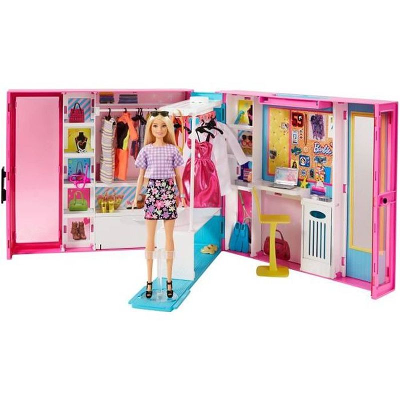 Foto van Barbie de luxe kleedkamer