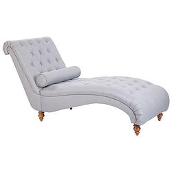 Foto van Beliani muret - chaise longue-grijs-polyester