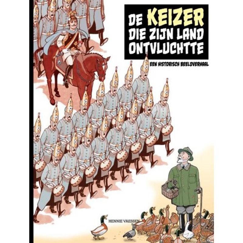 Foto van De keizer die zijn land ontvluchtte