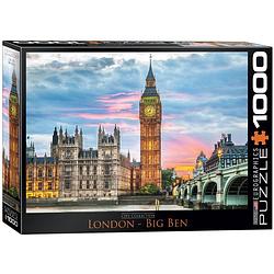 Foto van Eurographics puzzel london big ben - 1000 stukjes
