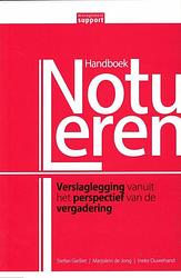 Foto van Handboek notuleren - ineke ouwehand, marjolein de jong, stefan gielliet - ebook (9789013098631)