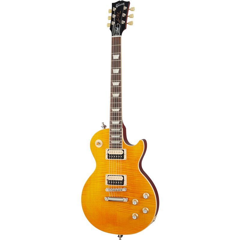 Foto van Gibson artist collection slash les paul standard appetite burst elektrische gitaar met koffer