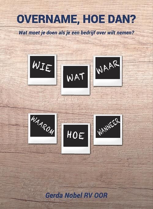 Foto van Overname, hoe dan? - gerda nobel - ebook (9789491863929)