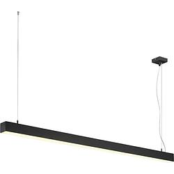 Foto van Slv q-line ® 1001309 hanglamp led vast ingebouwd energielabel: e (a - g) zwart