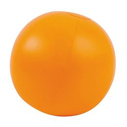 Foto van Opblaasbare strandbal oranje 30 cm - strandballen