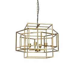 Foto van Light & living - hanglamp dalisia - 69x64x56 - goud