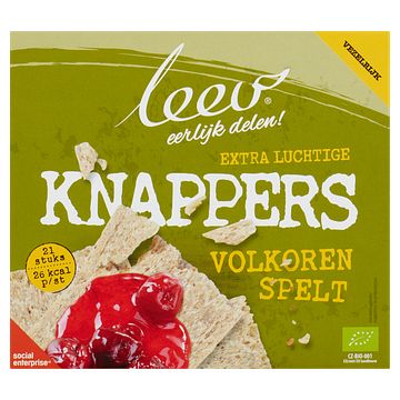 Foto van Leev bio knappers volkoren spelt bij jumbo