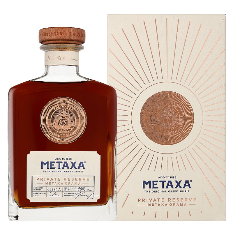 Foto van Metaxa private reserve orama 70cl brandy + giftbox