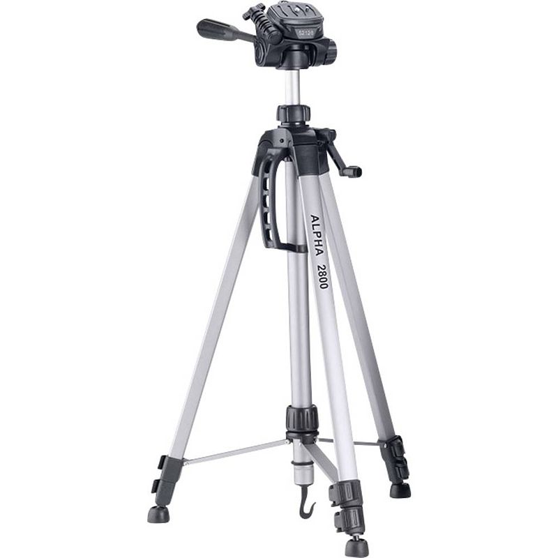 Foto van Cullmann alpha 2800 tripod 1/4 inch werkhoogte: 67.5 - 184.5 cm aluminium incl. tas, kogelkop, 3d-panhead