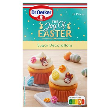 Foto van Dr. oetker joy of easter suiker cupcake taart decoratie voor pasen 13g bij jumbo