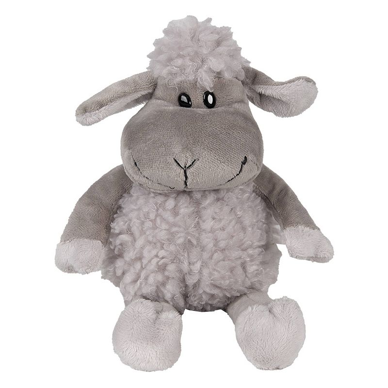 Foto van Clayre & eef knuffel schaap 10x15x19 cm grijs pluche grijs