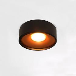 Foto van Lamponline plafondlamp orlando ø 14 cm zwart-goud