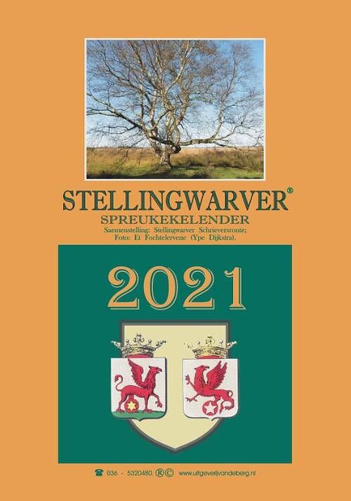 Foto van Stellingwarver spreukekelender 2021 - stellingwarver schrieversronte - paperback (9789055125081)