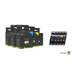 Foto van Inktmedia® - geschikt canon pgi-525bk cli-526 serie met chip complete set