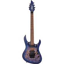 Foto van Jackson pro series signature chris broderick soloist 6p transparent blue elektrische gitaar