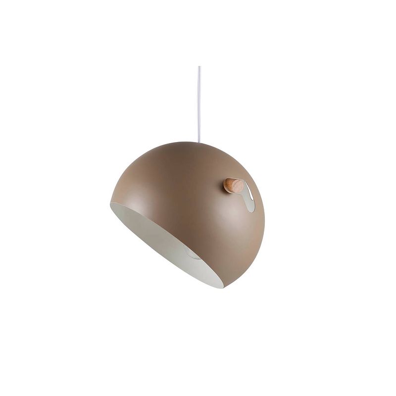 Foto van Tubbie verlichting hanglamp ø29cm staal beige.