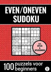 Foto van Even/oneven sudoku - nr. 30 - 100 puzzels voor beginners - sudoku puzzelboeken - paperback (9789464800487)