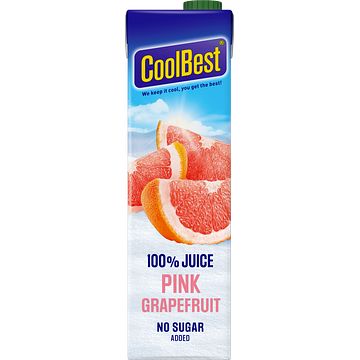 Foto van Coolbest pink grapefruit 1l bij jumbo