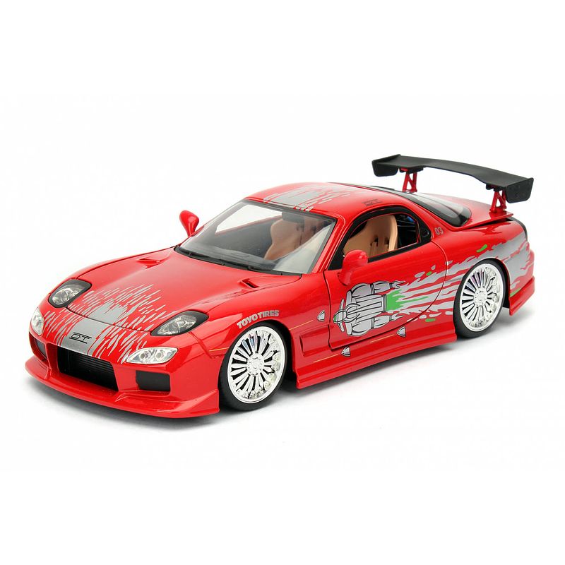 Foto van Jada auto fast & furious 1993 mazda rx-7 1:24 rood