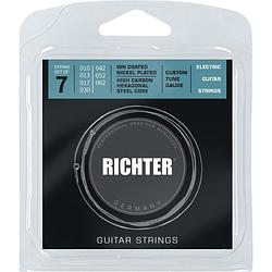 Foto van Richter 1866 electric guitar strings 10-62 snarenset voor 7-snarige elektrische gitaar