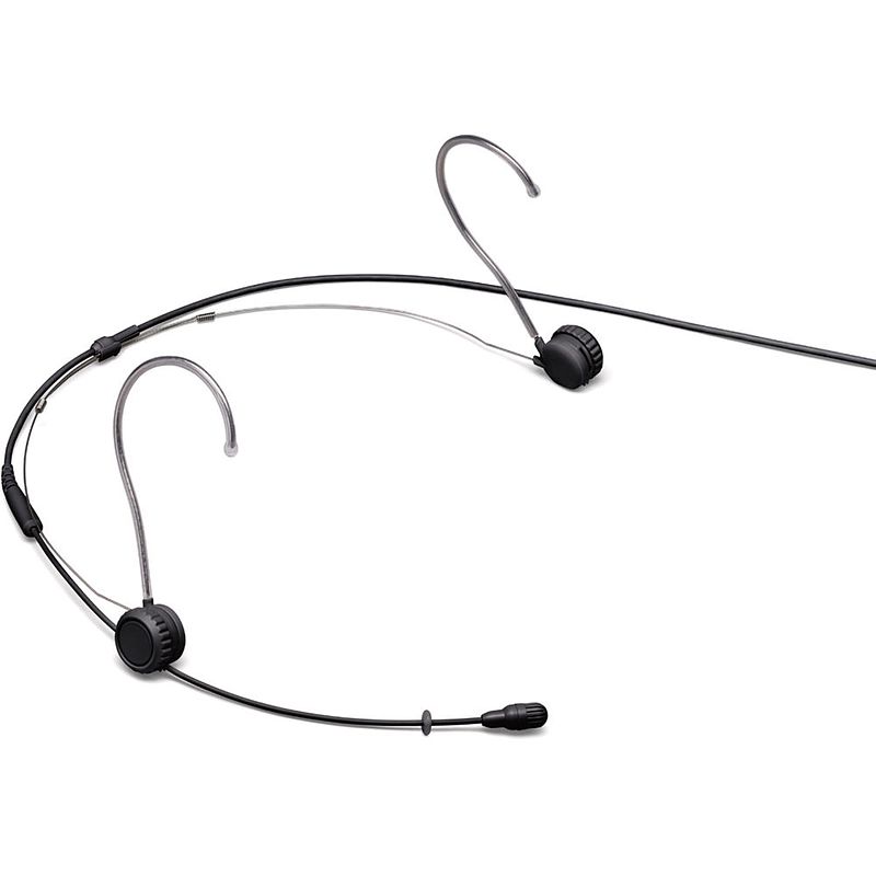 Foto van Shure twinplex th53b/o-mtqg omnidirectionele headset (ta4f, zwart)