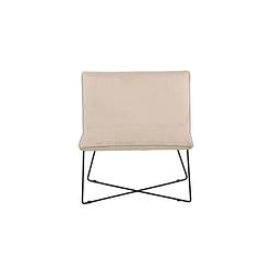 Foto van X-lounge fauteuil velours offwhite.