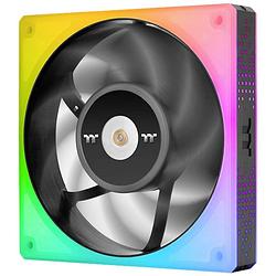 Foto van Thermaltake cl-f135-pl12sw-a pc-ventilator transparant, rgb (b x h x d) 120 x 120 x 25 mm incl. rgb-verlichtingsbesturing