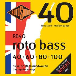 Foto van Rotosound rb40 roto bass set basgitaarsnaren 40 - 100