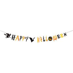 Foto van Carnival toys slinger happy halloween 250 cm papier zwart