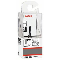 Foto van Bosch accessories 2608628438 groeffrees standaard for wood, 6 mm, d1 3,2 mm, l 7,7 mm, g 51 mm diameter 7.70 mm n/a