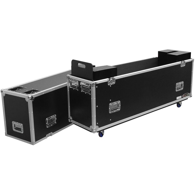 Foto van Odyssey fzfsm65w 60 - 65 inch flat screen monitor flightcase met wielen