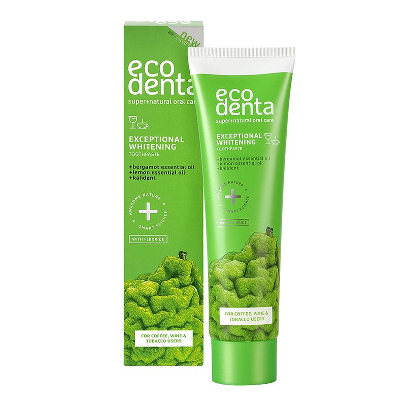 Foto van Exceptional whitening tandpasta met essentiële olie van bergamot en calident 100ml